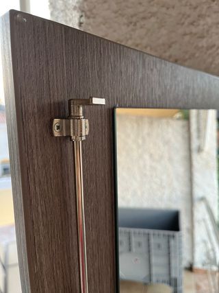 Puerta baño camper. Montada en una Possl.