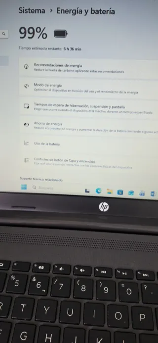 Portátil HP con disco SSD