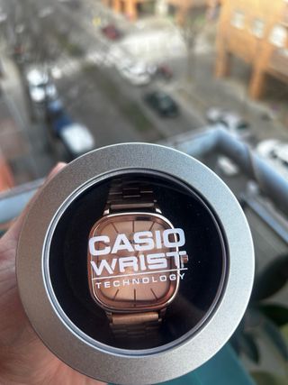 Reloj Casio Rose Gold Cara Bronce