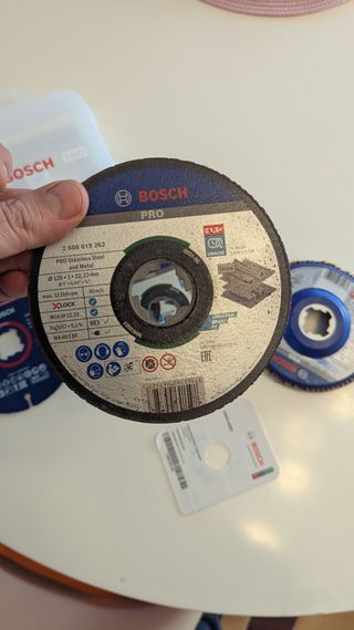 Set 5 Discos Bosch X-LOCK Ø 125mm