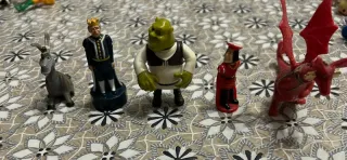 Lotto 5 Minifigure Shrek Mulino Bianco