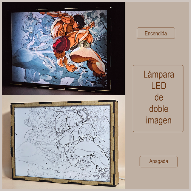 Lámpara LED Baki Doble Imagen