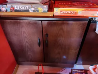 Set tavolo ufficio con cassettiera e 3 mobili