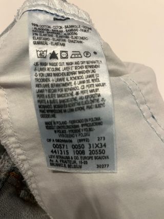 Levi's 571 Jeans Azules