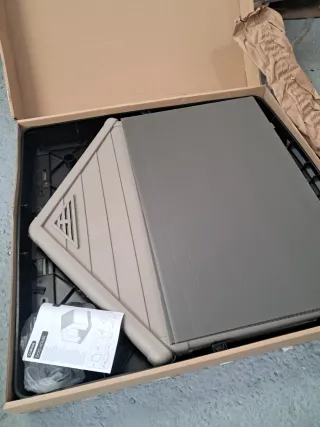 Caseta Perro Exterior Resina Curver Gris/Blanco