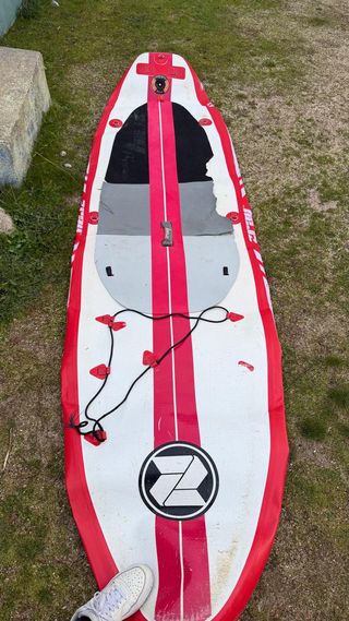 Tabla de Paddle Surf Roja y Blanca