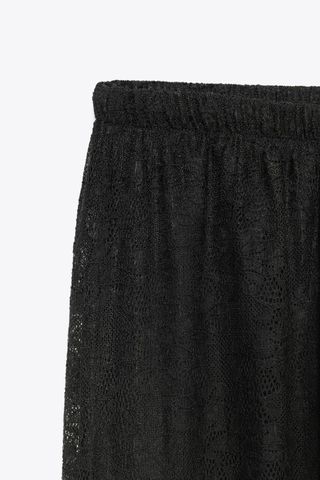Pantalón bombacho encaje negro talla L con etiquet
