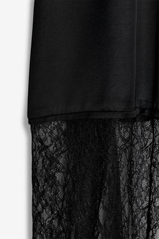 Pantalón bombacho encaje negro talla L con etiquet