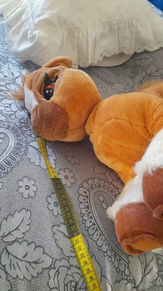 Pupazzo cavallo marrone e bianco