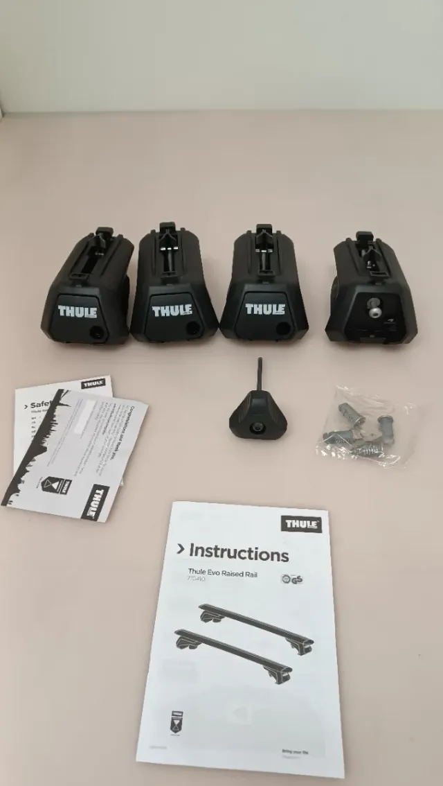 Thule 7104 Jgo. Pies EVO Raised Rail W8Y4312