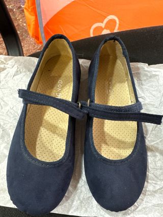 Zapatos niña Conguitos azul y plata talla 31