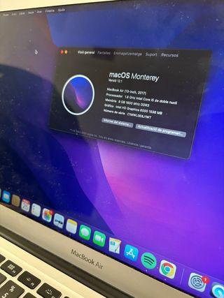 MacBook Air 13 2017 Plata