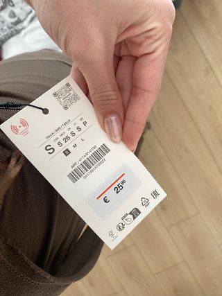 Vestido halter asimétrico Zara Talla S