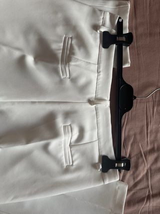 Pantaloni eleganti ALTAMIRA bianchi