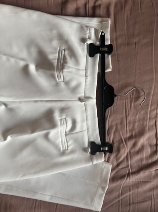 Pantaloni eleganti ALTAMIRA bianchi