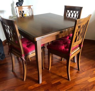 Tavolo Arte Povera + sedie