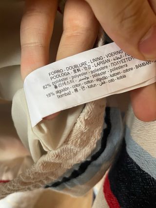 Cazadora de rayas de Zara