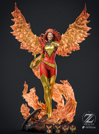 Figura Resina Jean Grey Phoenix X-MEN Marvel