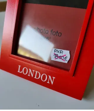 Marco de fotos cabina telefónica Londres