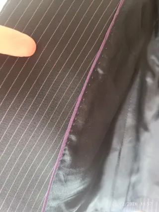 Americana Massimo Dutti raya  diplomática malva