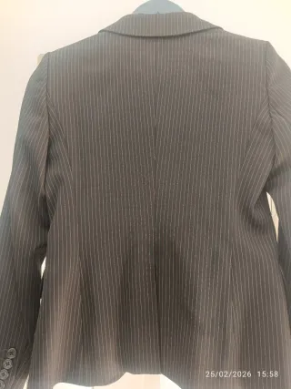 Americana Massimo Dutti raya  diplomática malva