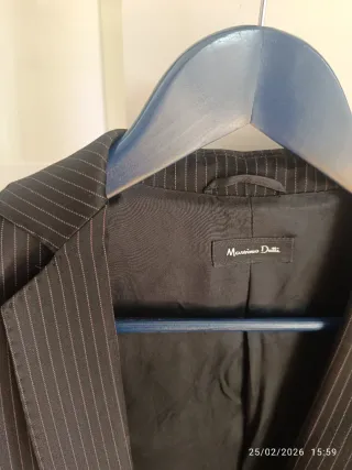 Americana Massimo Dutti raya  diplomática malva