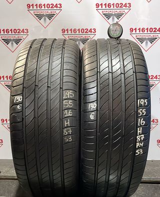 195 55 16 H MICHELIN RUEDA AL 90% VIDA UTIL