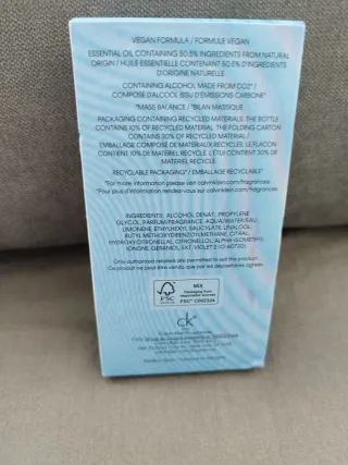 Eau de Toilette Calvin Klein One Reflections