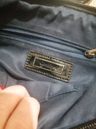 Borsa Conbipel donna blu trapuntata