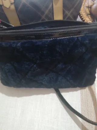 Borsa Conbipel donna blu trapuntata