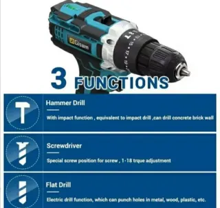 Avvitatore Trapano a Batteria 48V 25 accessori