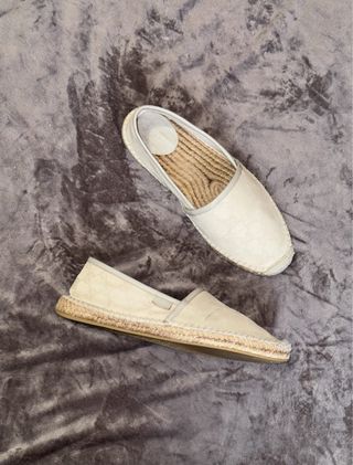 Alpargatas Gucci Beige/Blanco