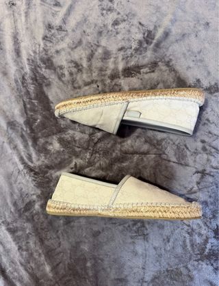 Alpargatas Gucci Beige/Blanco