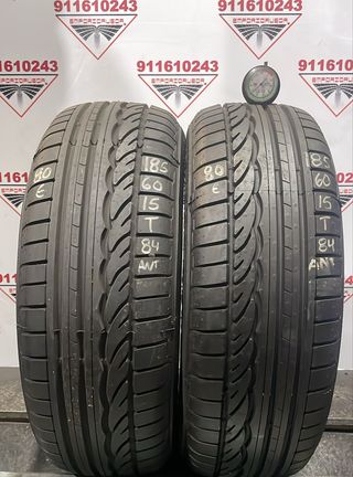 -185 60 15 T DUNLOP RUEDA AL 90% VIDA UTIL