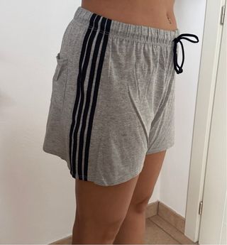 Set 3 Pantaloncini Cotone Grigi