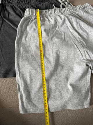 Set 3 Pantaloncini Cotone Grigi