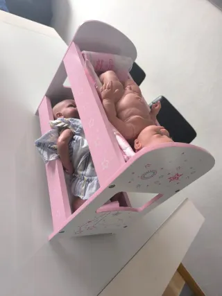 Cuna doble para muñecas
