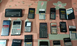 Lote Calculadoras Antiguas Vintage