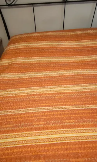 Trapuntino leggero cotone arancione/giallo
