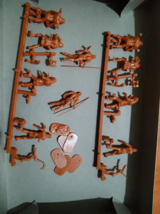 Maqueta 1/48 Figuras Soldados Plástico