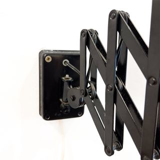 Lámpara pared extensible metal 1980s