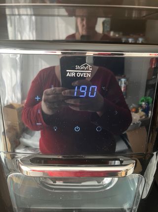 Freidora de aire negra