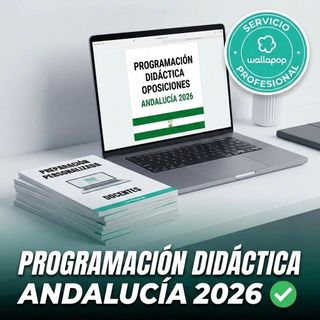 Programación didáctica Oposiciones Andalucía 2026