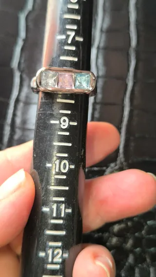 Anillo Acero Inoxidable Circonitas