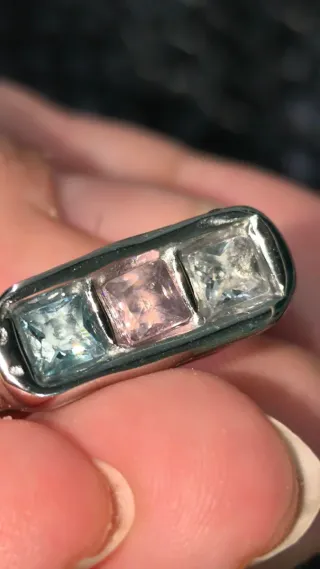 Anillo Acero Inoxidable Circonitas