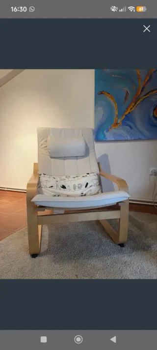 Sillón mecedora Poäng