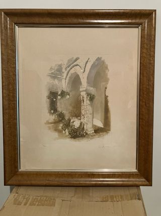 2 Cuadros con grabados