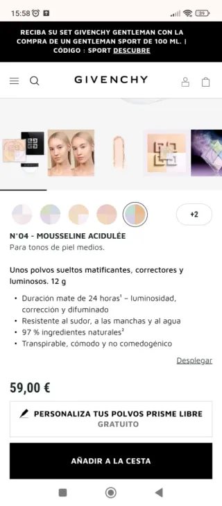 Givenchy Prisme Libre Polvos Sueltos