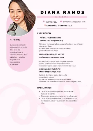 Ofrezco servicios de niñera, cuidadora, limpieza