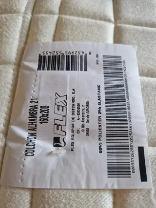 Colchón Flex 160x200 Viscoelástico